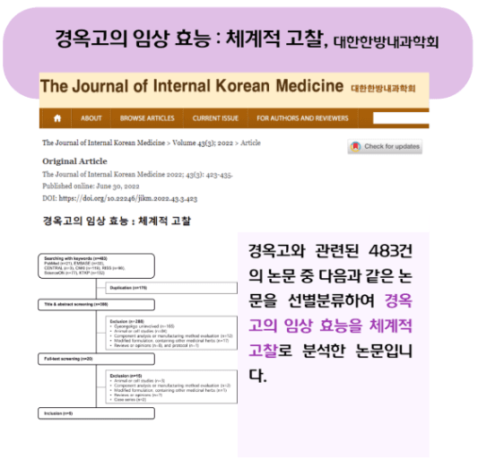 경옥고 학술 논문 1